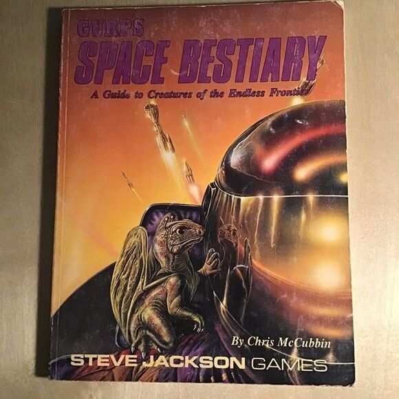 GURPS Space Bestiary A Guide to Creatures of the Endless Frontier Steve Jackson - Picture 1 of 2